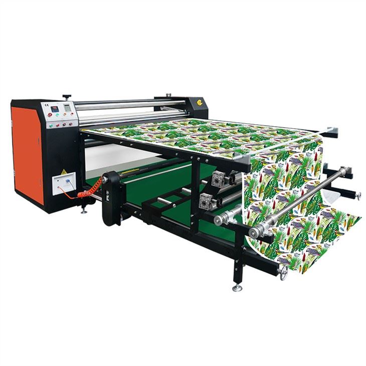 High Speed Roller Sublimation Textile Rotary Heat Transfer Press Machine