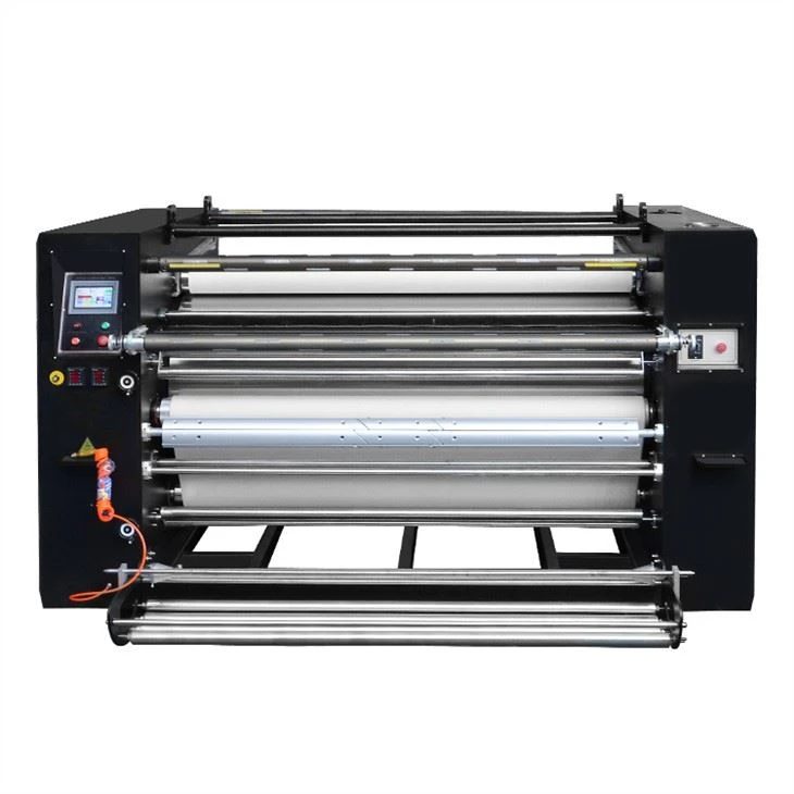 Flerfärgad 2000x800 mm Kalenderpress Roll To Roll Värmepressmaskin för tyg